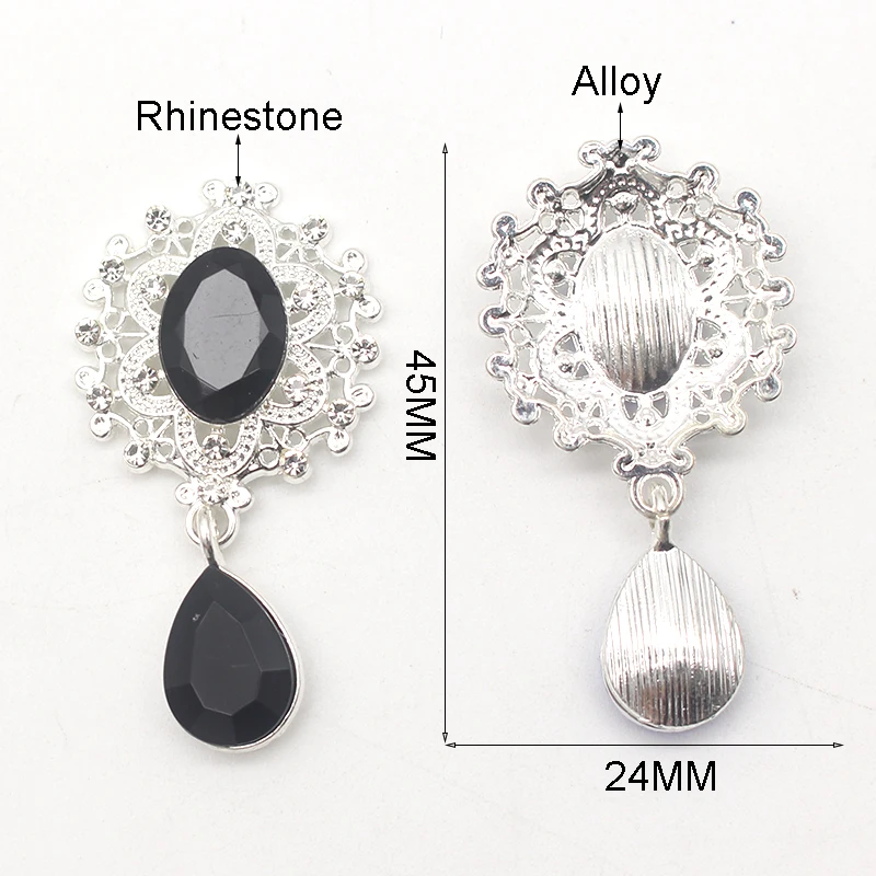 Брошь Стразы из сплава для одежды декоративные аксессуары шитья сделай сам