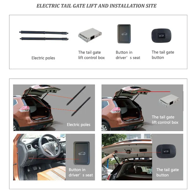 Автомобильный Интеллектуальный автоматический Электрический подъемник задних