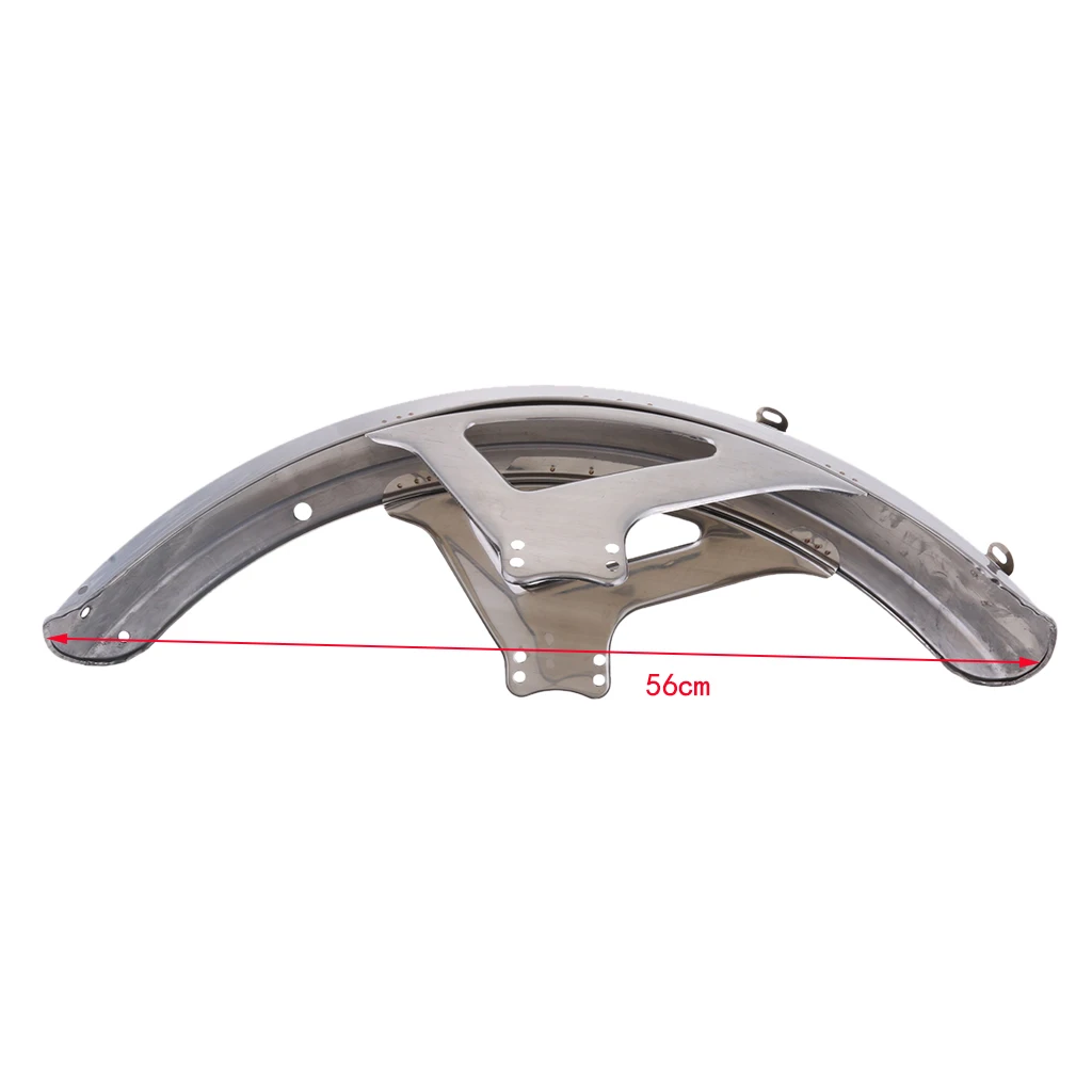 

Silver Tone Front Wheel Fender Mudguard Motorcycle for WY 125