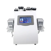 new 6 in 1 vacuum ultrasonic cavitation liposuction machine rf weight loss radio frequency rf slim beauty machine for free