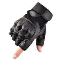 outdoor tactical gloves airsoft sport gloves half finger type military mittens men women combat gloves shooting hunting gloves