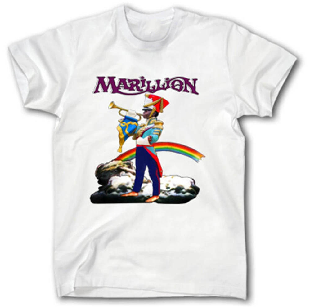 Мужская и женская футболка MARILLION S XXXL с рисунком рыбы музыка прогрессивное