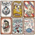 Новый металлический постер для Barbershop, ретро Оловянная живопись, фон для Barbershop, табличка, декоративная настенная живопись, винтажная рекламная тарелка