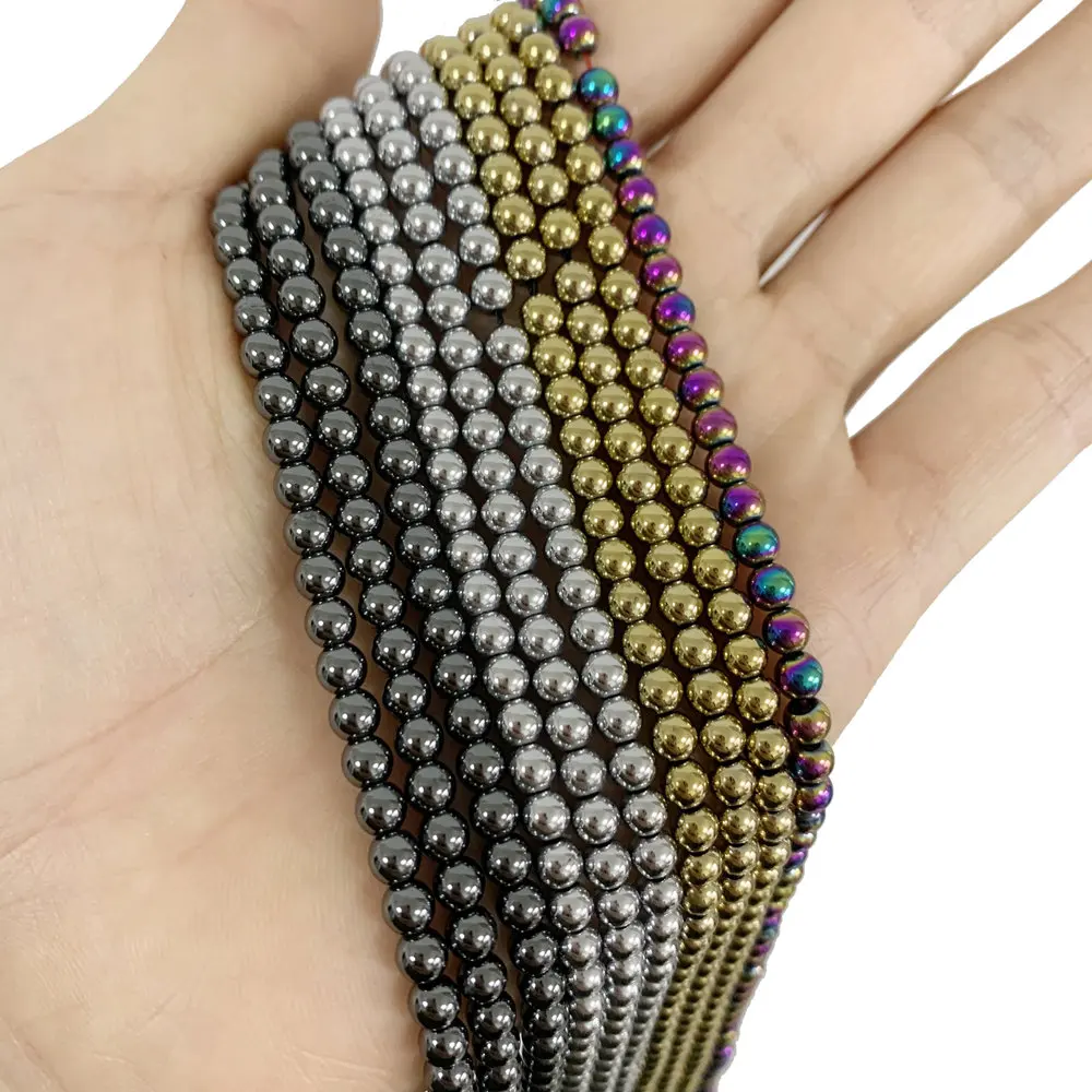 Круглые бусины-разделители для самостоятельного изготовления браслетов