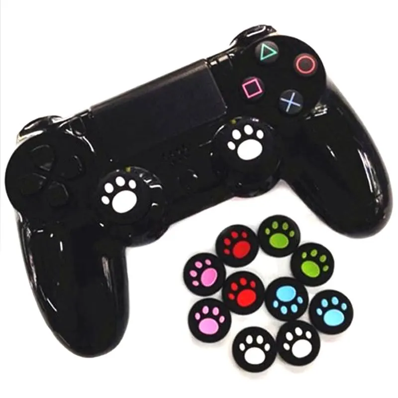 4Pcs Cat Paw Joystick Silicone Controller Thumbstick Caps For PS4 Xbox One #71722 |