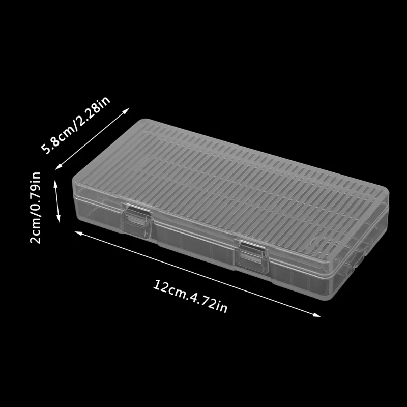 Портативный жесткий пластиковый ящик для хранения батареи держатель Контейнер 8