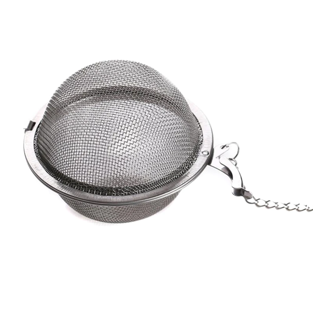 

Stainless Steel Tea Infuser Sphere Mesh Locking Spice Tea Ball Strainer Tea Herb Filter Strainers Diffuse Teaware Kitchen Tools