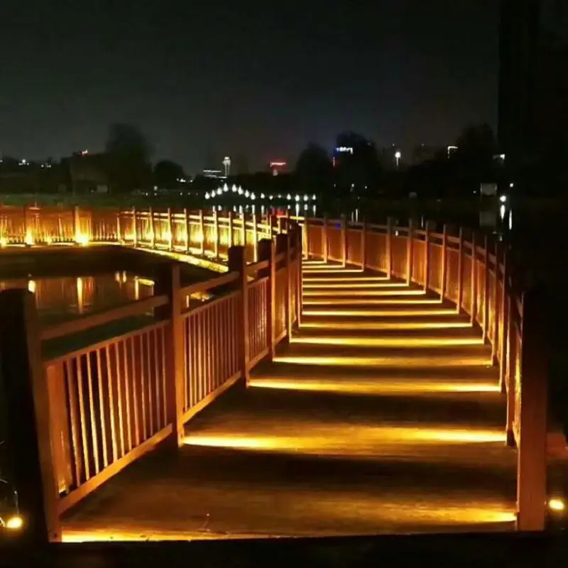 Светодиодный подземный светильник 4 Вт Напольная Лампа уличный наземный для