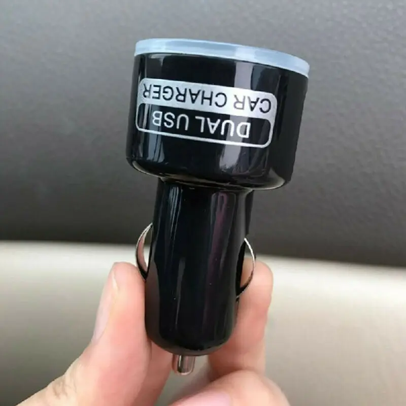 2100 мАч прикуриватель 2 в 1 usb порты зарядное устройство автомобильное мульти