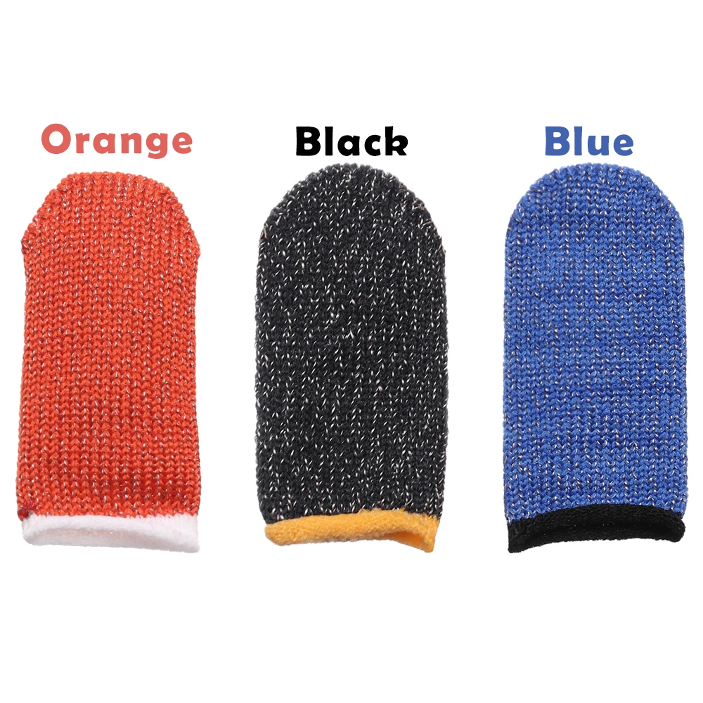 1 пара мобильных контроллеров для чувствительных игр на палец с защитой от пота