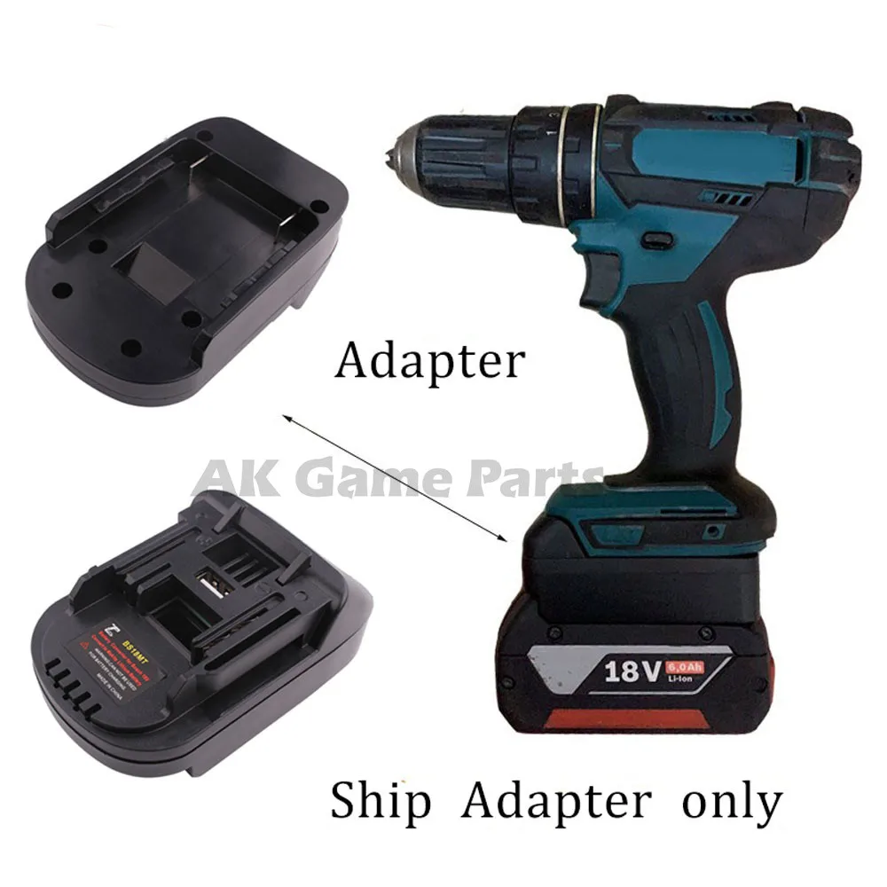 BS18MT Battery Adapter For Bosch Converter 18V BAT619G/620 Batteries Convert To For Makita 18V BL 1860 Lithium Battery