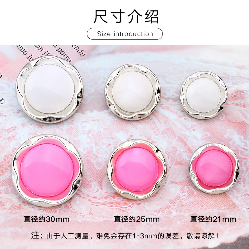 6 шт./лот маленькие Ароматические цветные пуговицы из смолы для рукоделия