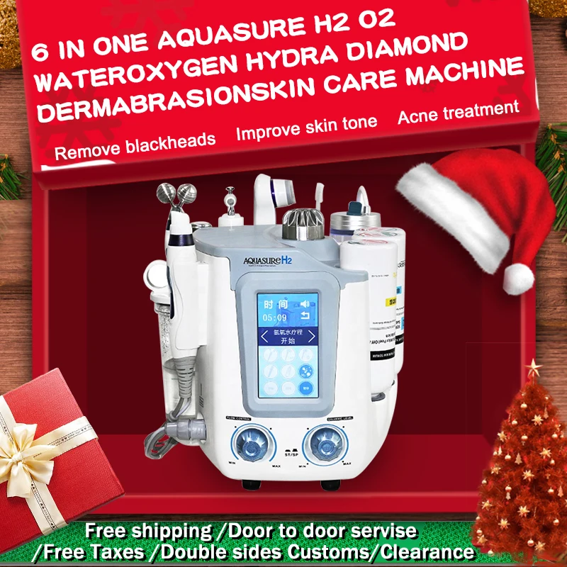 Кислородная Машина AQUASURE H2 6 в 1 устройство для гидролифтинга лица гидролифтинг