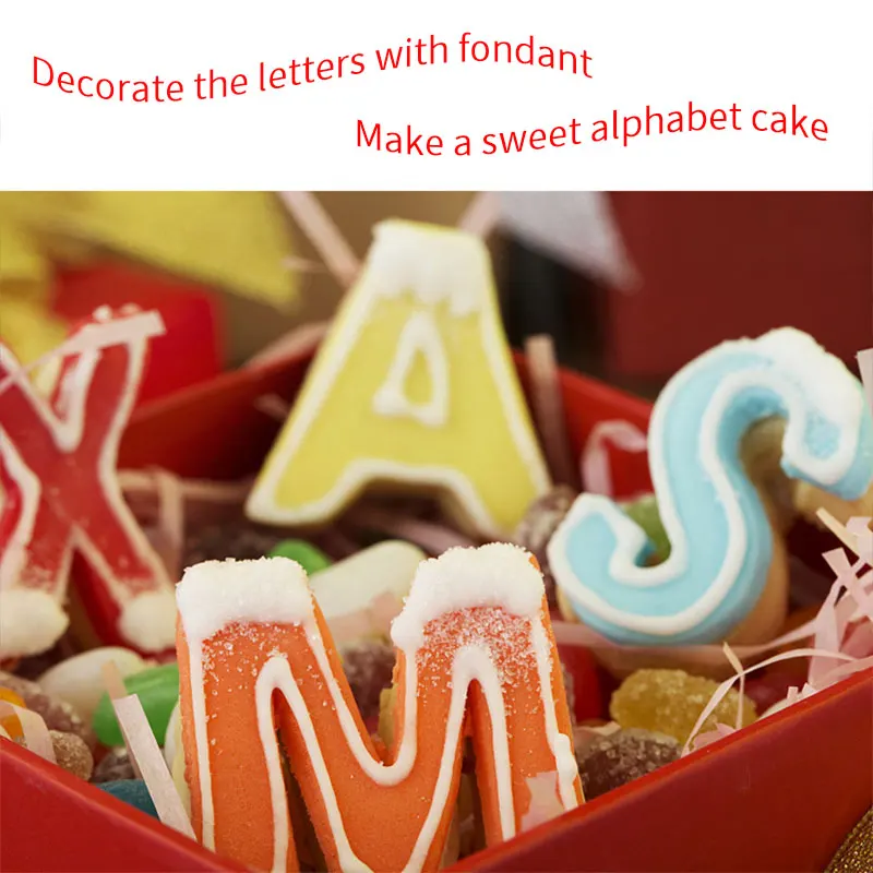 26 Английский алфавит форма для выпечки торта DIY Fondant печенья набор шоколадных