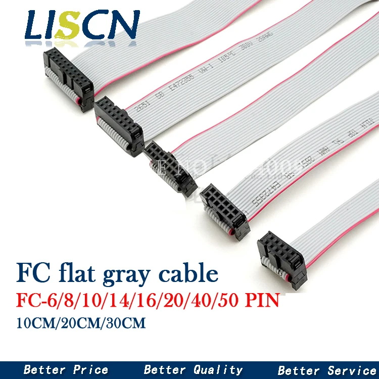 2 54 мм Шаг 10 см 20 30 JTAG ISP AVR скачать кабель провод FC 6/10/14/16/20/40P контактный разъем