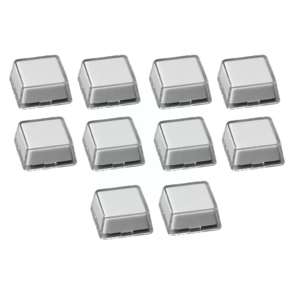

10pcs Transparent Keycaps Double-layer Keycaps Removable Relegendable Paper Mx Clips Keycap Switch Custom Z4e0