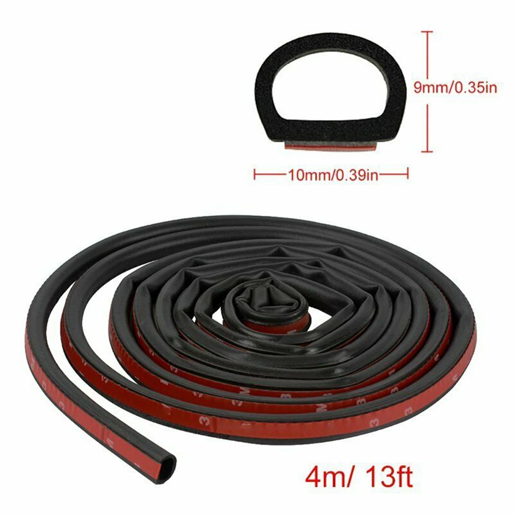 D 4 м резиновая уплотнительная лента для изоляции двери автомобиля клейкая