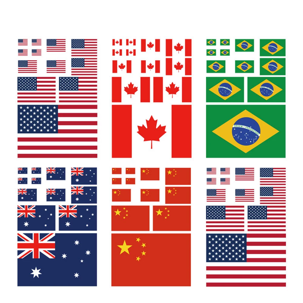 Brizal Авто Наклейка Кубка мира Бразильский национальный флаг автомобилей Стикеры s