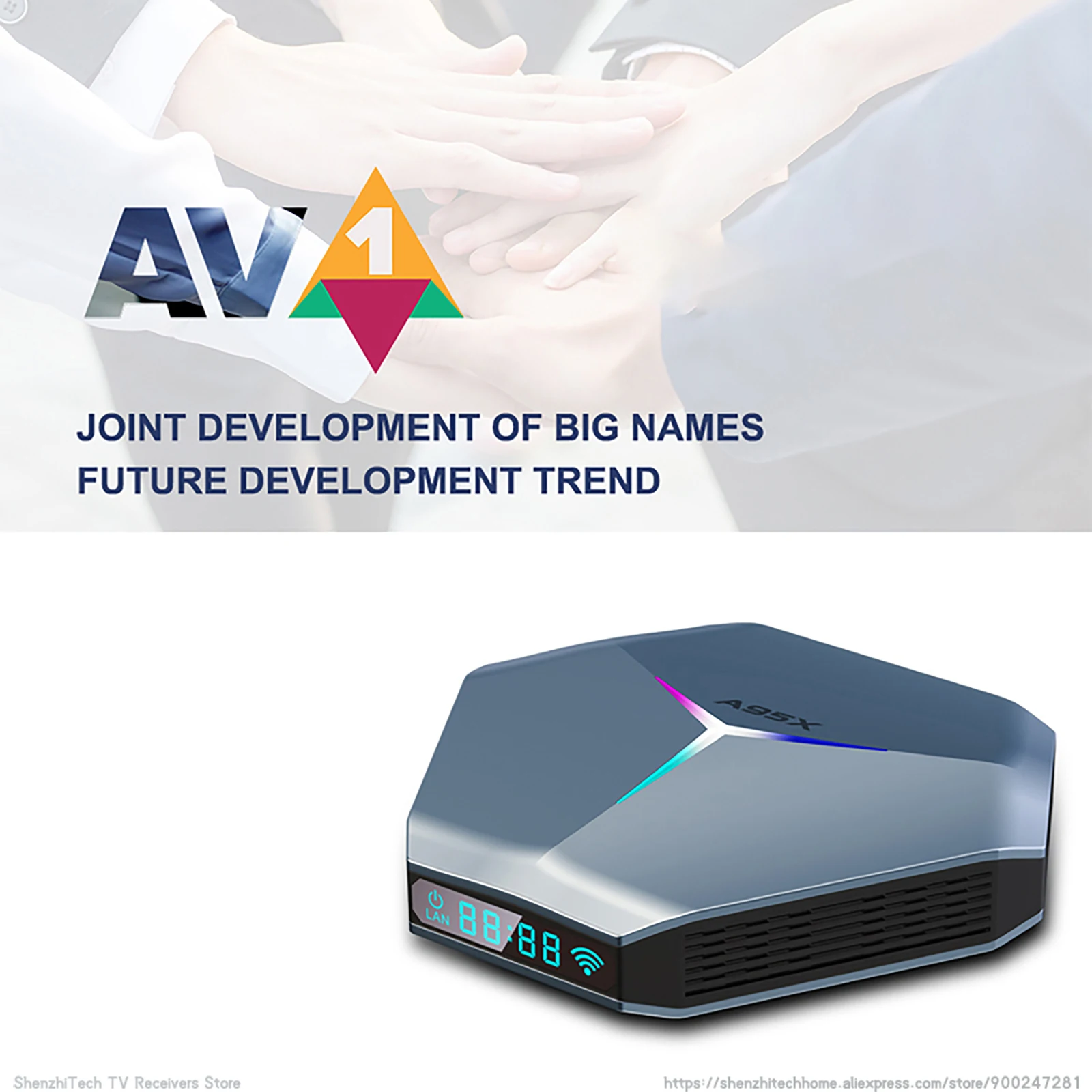 ТВ-приставка A95X F4 8K Android 10 с четырехъядерным Amlogic S905X4 4 Гб ОЗУ 128 ПЗУ Wi-Fi умная IPTV OTT