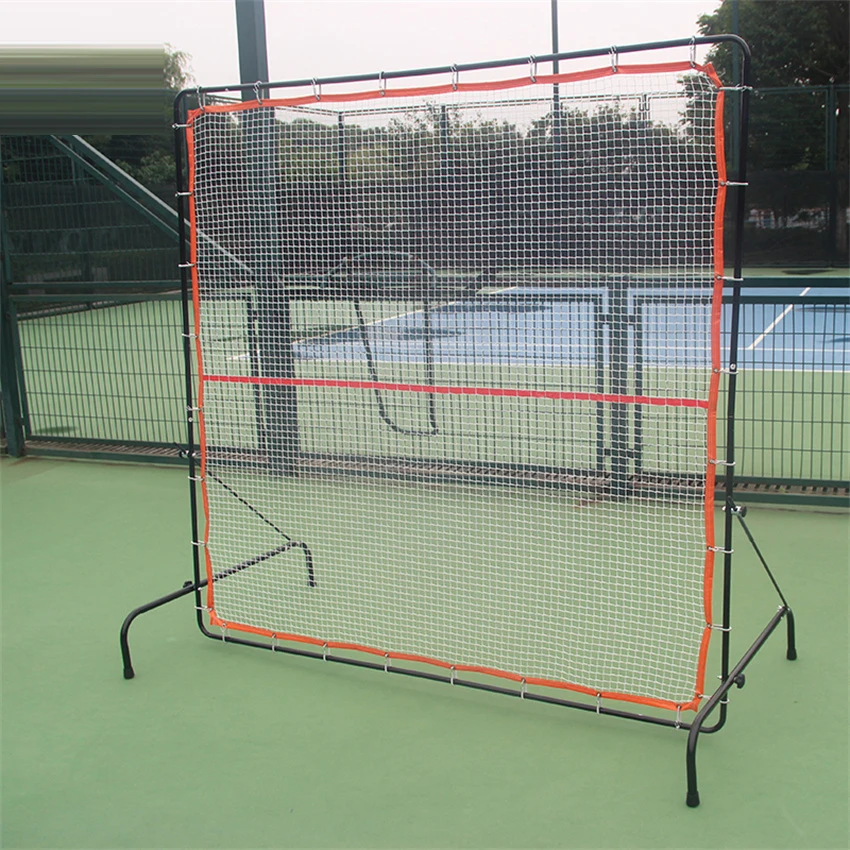 Portable Tennis Training Rebound Net Bounce Net Single Practice Can Move the Practice Wall Tee Practice Device Tactical Board
