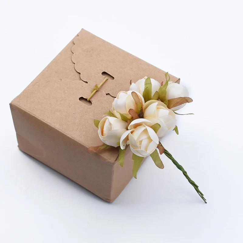 

6 шт. искусственные шелковые чайные розы для свадьбы dycrazy