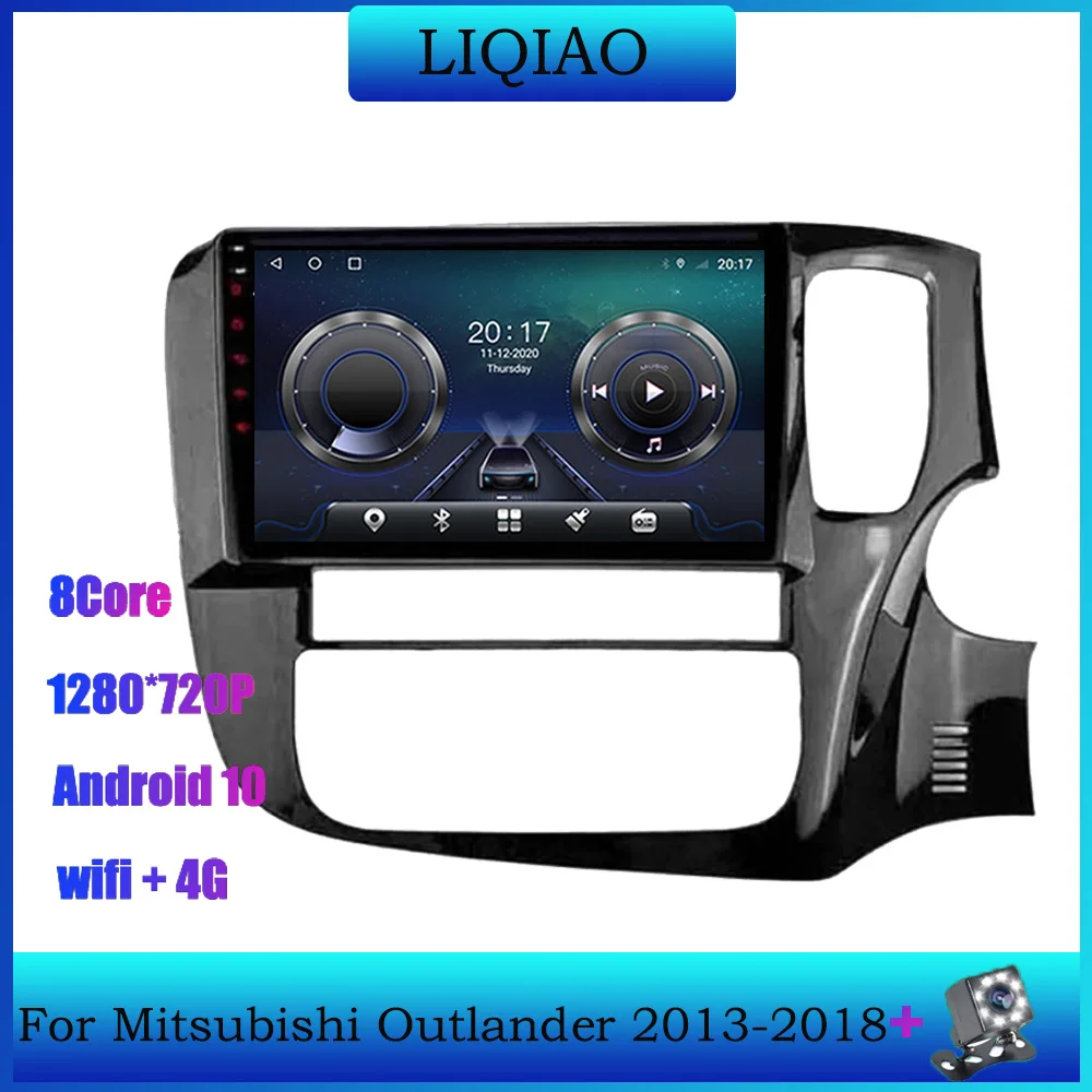

Автомобильный мультимедийный плеер 2 din для Mitsubishi Outlander 3 GF0W GG0W 2013-2018, голосовое управление с искусственным интеллектом, Android Auto 10,1 "IPS 1280*720P BT