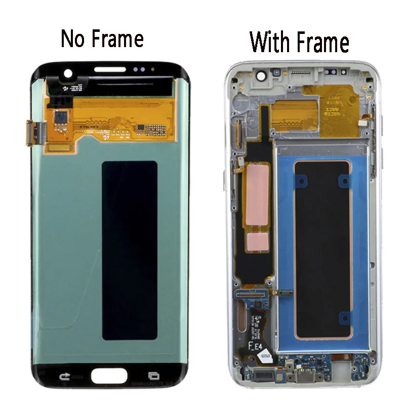 Оригинальный AMOLED-экран 5 дюйма для SAMSUNG Galaxy S7 edge ЖК-дисплей G935F SM-G935FD сенсорный