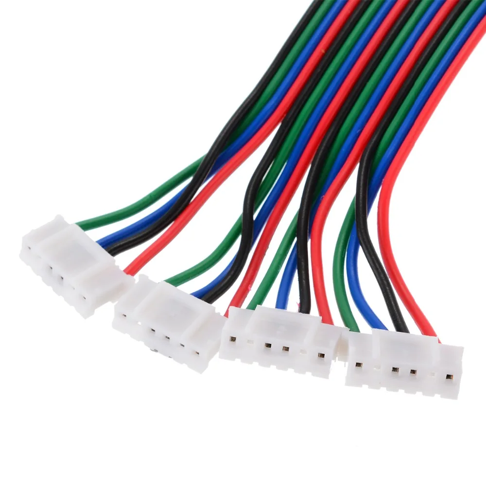 4 шт. 100 см контактный шаговый двигатель кабель провод женский черный белый