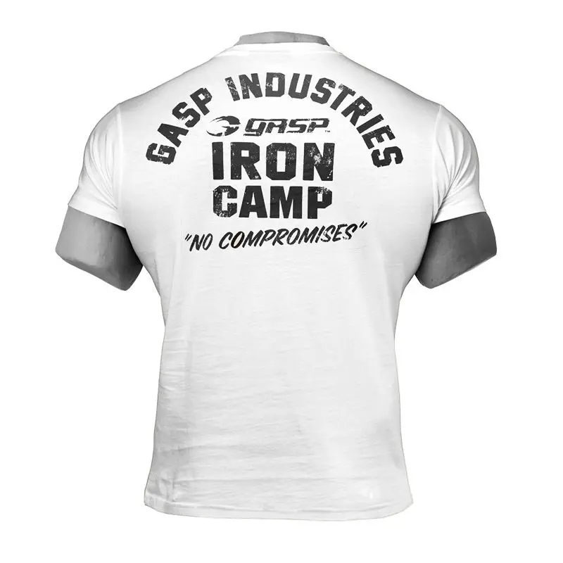 

Muscle Fitness Brothers Men's T-shirt Summer New Cotton Slim Running Short Sleeve Training Top