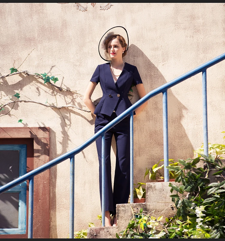 Женский офисный костюм профессиональный женский деловой большие размеры темно