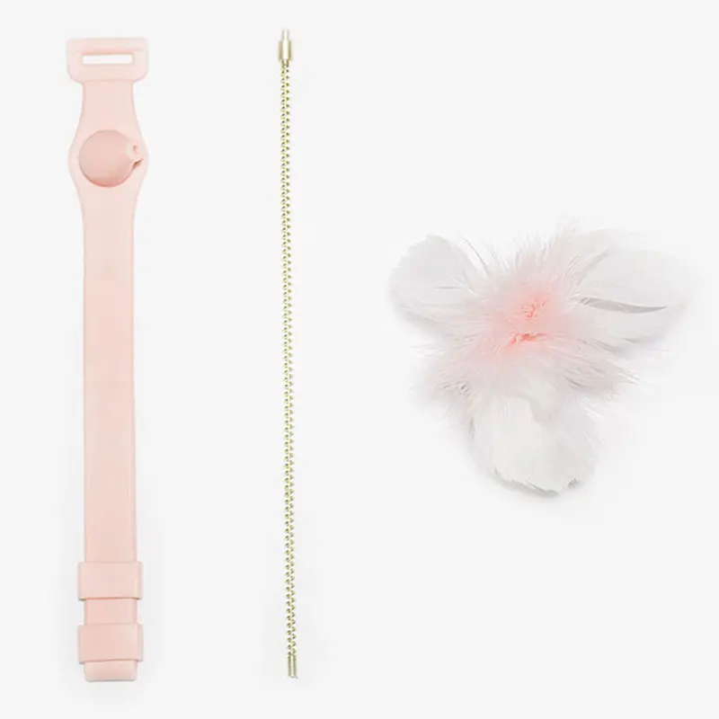 

Funny Cat Toy Fishing Rod Kitten Cat Pet Toy Stick Teaser Interactive Cat Play Wand With Feather Toys For Cats Pet Supplies