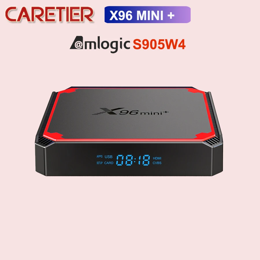 X96 мини PLUS Amlogic S905W4 Смарт Android 9 0 TV Box 2 Гб оперативной памяти 16 встроенной 4G 5G Wi Fi 4K HD