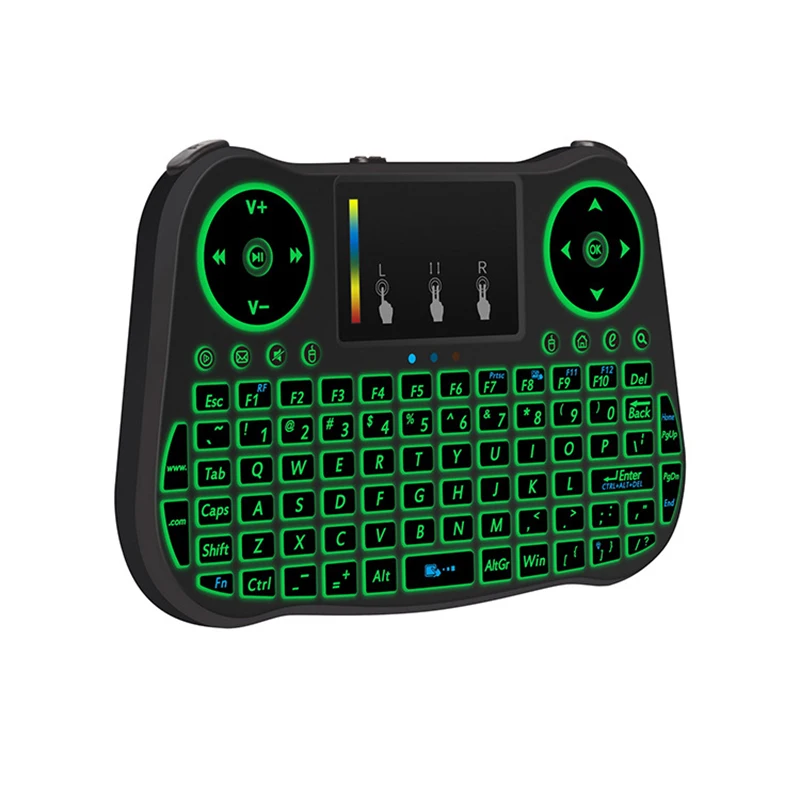 For Xbox 360 PS3 PC Computer 1pc Portable Colorful Backlight Wireless Keyboard Ergonomically Handheld Design Keypad Pohiks - купить по