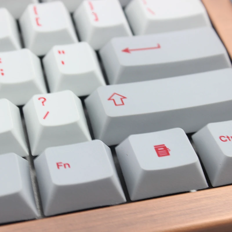 Красный шрифт краситель Sub Keycaps набор толстый PBT пластик 139 Вишневый профиль механическая клавиатура Gh60 Xd60 Xd84 Cospad Rs96 Zz96 Fc660