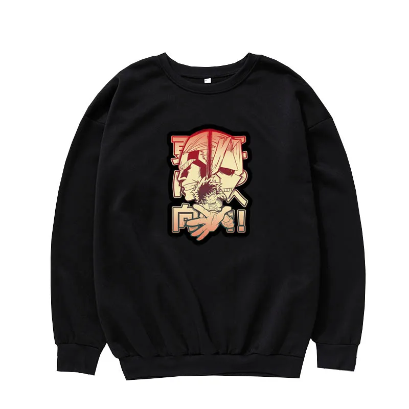 

The Newest Fashion My Hero Academy Print Long Sleeve Pullover Hoodie Men Sweatshirt Outdoor Travel Sport Hoodies
