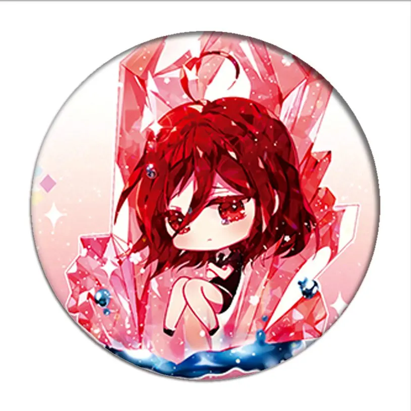 5 шт. блестящие Значки для косплея фосфофиллит брошь значок Коллекция сумок