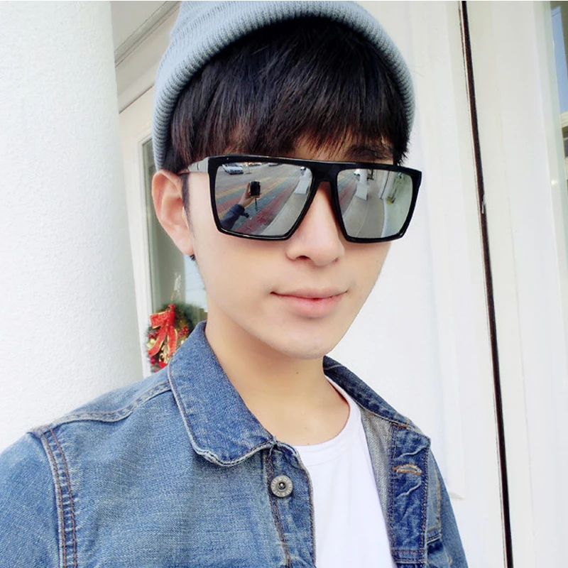 

Square Sunglasses for Women Oversized Mirror Sun Glasses Men Vintage Outdoor Eyewear Luxury Brand Glasses for Male Female UV400