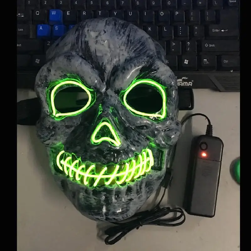 Новинка светящаяся V образная маска для Хэллоуина| |
