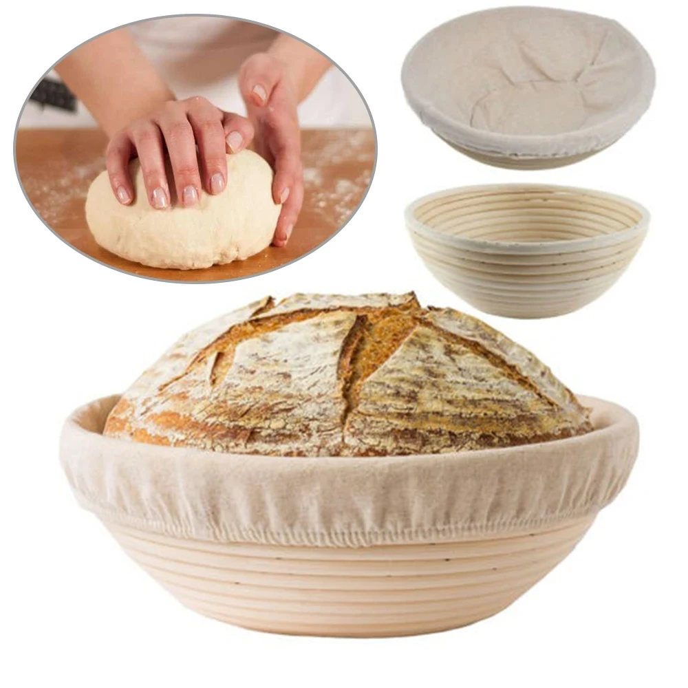 

Banneton Bread Proofing Basket dough Brotform Natural Rattan Basket for Bread Baking Tool Dough Proofing Proving Baskets Supply