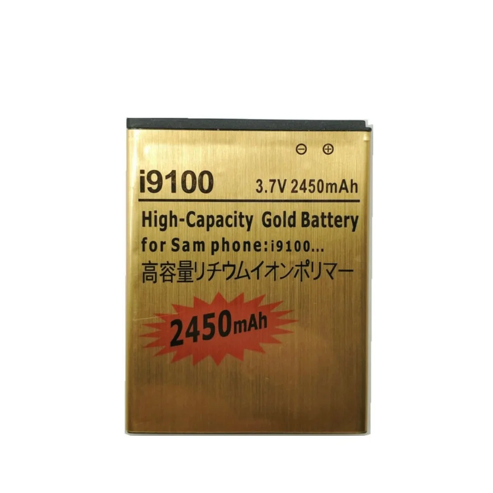 Аккумулятор 2450 мАч для Samsung Galaxy S2 S 2 II I9100 EB F1A2GBU i9103 SII i9105|Аккумуляторы мобильных