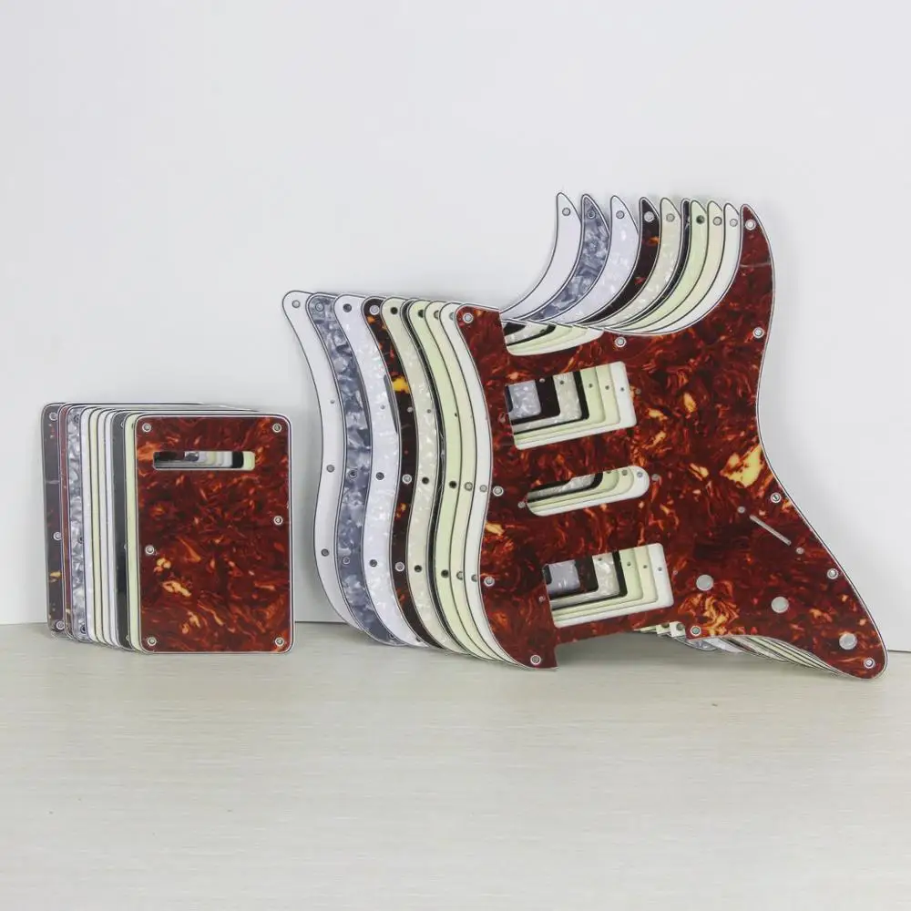 FLEOR набор HSH Humbucker гитарный маркер задняя пластина + винты для США/Мексики