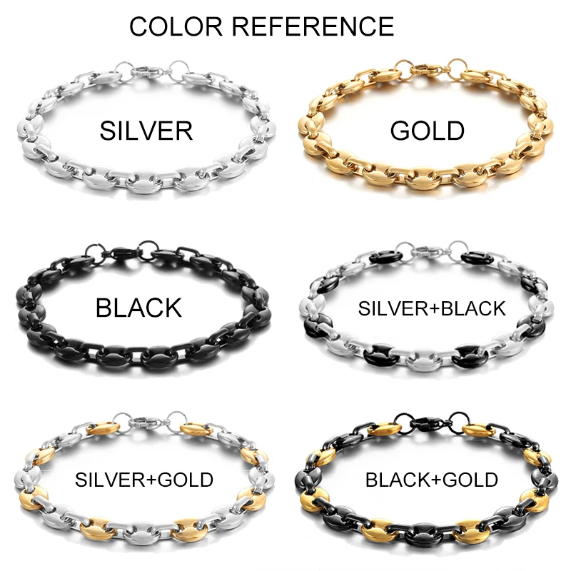 Браслет из нержавеющей стали для мужчин и женщин подарочное Ювелирное Украшение