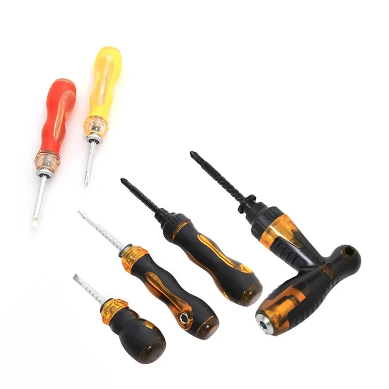 Телескопическая трещотка отвертка слово/крест Слива двойного назначения