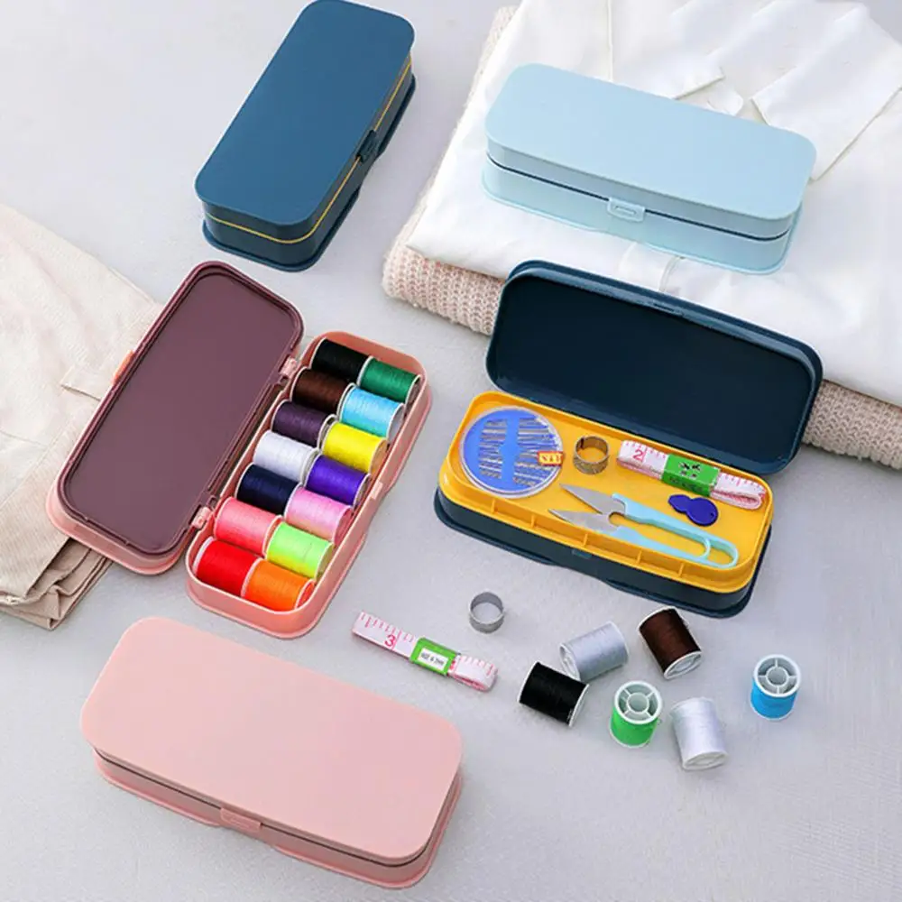 

20 шт. набор для шитья швейные иглы нитки инструменты для вышивки крестом наборы для вышивки путешествия DIY домашнее шитье швейные инструмен...