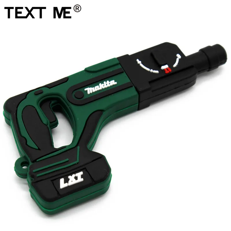 TEXT ME cartoon 2 Модель Электрическая дрель usb флеш-накопитель usb 2,0 4 ГБ 8 ГБ 16 ГБ 32 ГБ 64 ГБ Флешка классный подарок