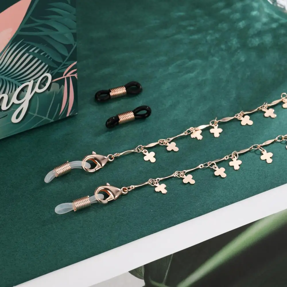 Скайрим Клевер Бахрома Маски Цепи для Женщин Девушек Цепь Для Очков Для Чтения Очки Держатель Очки Корда Ошейник Ремень На Шею.