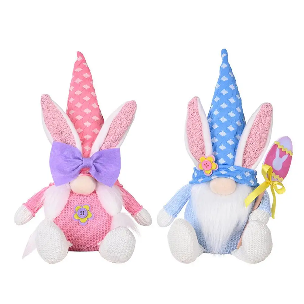 

Easter Bunny Gnome Decor Soft And Comfortable Bunny Gnome Plush Doll Nordic Swedish Nisse Scandinavian Tomte Elf Dwarf