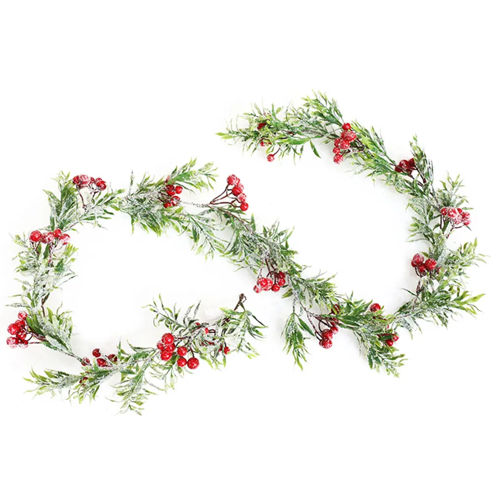 Вечерние искусственные двери Рождественский венок украшение для дома висячая