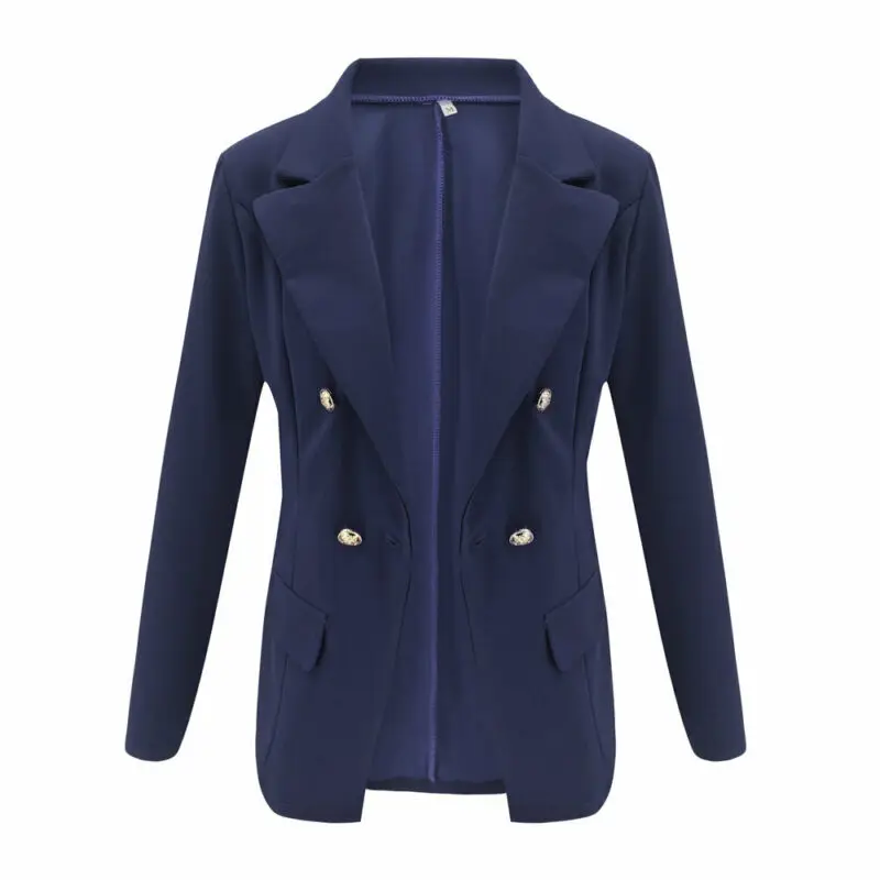 Женское однотонное зимнее теплое длинное пальто с длинным рукавом и отложным