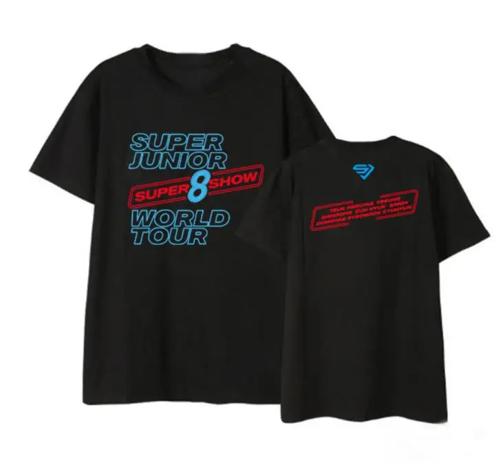 Футболка унисекс с круглым вырезом и коротким рукавом стильная тенниска в стиле k